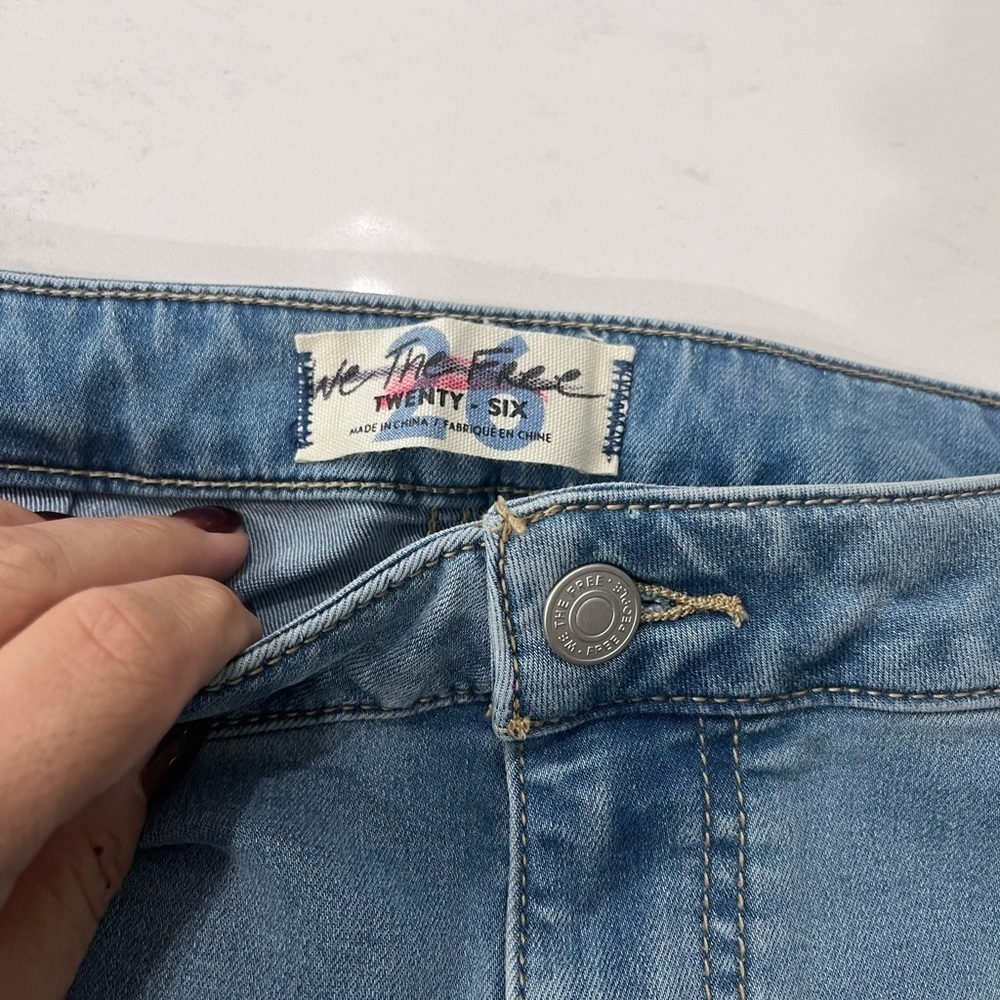 We The Free Light Blue Flare Jeans - Picture 4 of 5